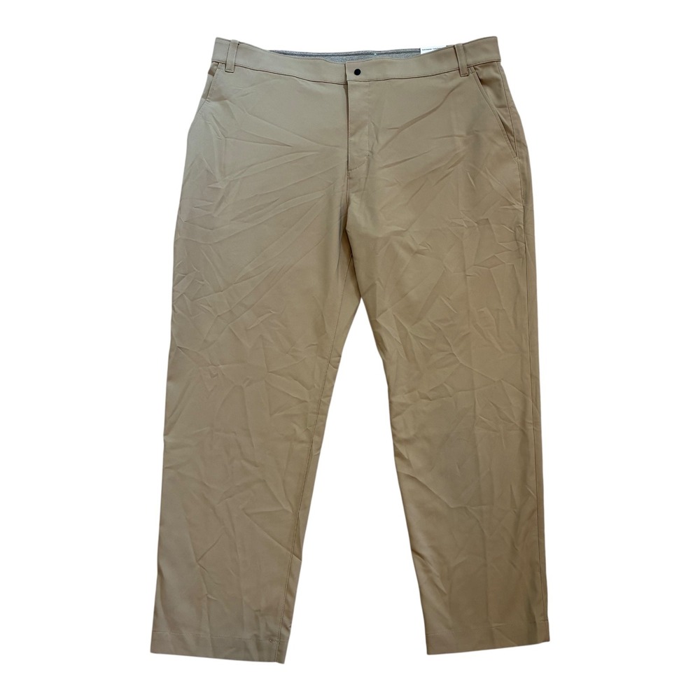 St. John's Bay Secretly Slender Women's Size 8 Tan Cropped Pants Casual